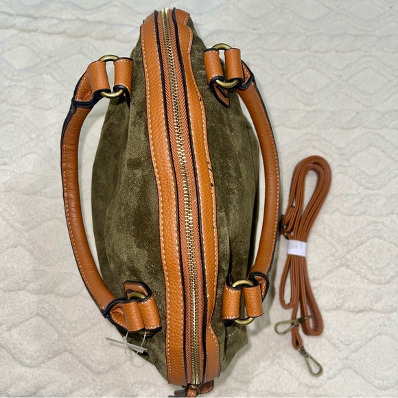 Cato Olive Green Ankle Boot & Purse Bundle - Picture 3 of 11